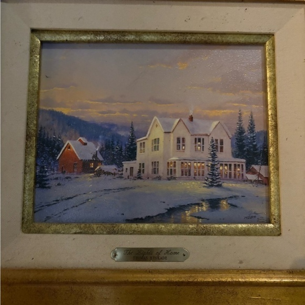 Thomas Kinkade “the lights of home” #742/2500